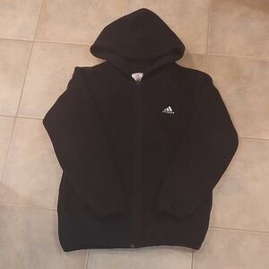 Adidas Black Hooded Sweatshirt